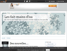 Tablet Screenshot of lesfaitmainsdisa.over-blog.com