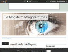 Tablet Screenshot of mediagora.nimes.over-blog.com