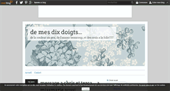 Desktop Screenshot of de-mes-dix-doigts.over-blog.com