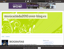 Tablet Screenshot of musicalinda2010.over-blog.es