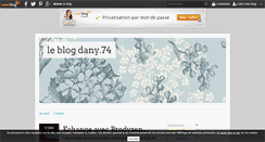 Desktop Screenshot of dany.74.over-blog.com