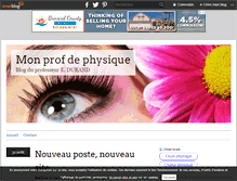 Tablet Screenshot of monprofdephysique.over-blog.com