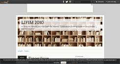 Desktop Screenshot of lifim2010.over-blog.com