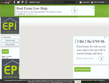 Tablet Screenshot of immobilier-vihiers.over-blog.com