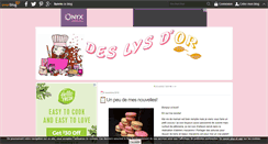Desktop Screenshot of deslysdor.over-blog.fr