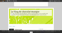 Desktop Screenshot of chocolat-masque.over-blog.com