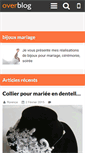 Mobile Screenshot of bijouxmariage.over-blog.fr