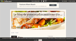 Desktop Screenshot of pizzacasadimama.over-blog.com