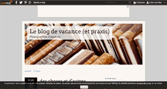 Desktop Screenshot of bdr-vacanceetpraxis.over-blog.com