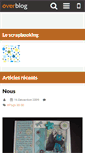 Mobile Screenshot of lescrapdangele.over-blog.com