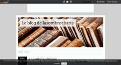 Desktop Screenshot of lasombrechatte.over-blog.com