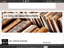 Tablet Screenshot of lasombrechatte.over-blog.com