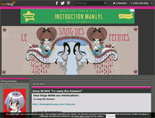 Tablet Screenshot of lesangdesfemmes.over-blog.com