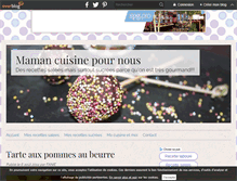 Tablet Screenshot of mamancuisinepournous.over-blog.com
