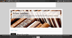 Desktop Screenshot of joliesjambes.over-blog.fr