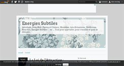 Desktop Screenshot of energiesubtiles.over-blog.com