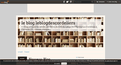 Desktop Screenshot of leblogdescordeliers.over-blog.com
