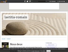 Tablet Screenshot of laetitia-romain.over-blog.com