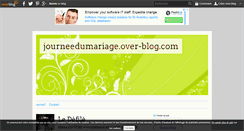 Desktop Screenshot of journeedumariage.over-blog.com