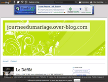Tablet Screenshot of journeedumariage.over-blog.com