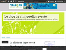Tablet Screenshot of cliniqueligneverte.over-blog.com