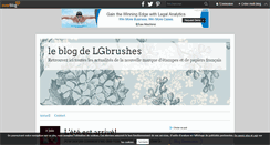 Desktop Screenshot of lgbrushes.over-blog.com