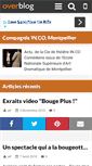 Mobile Screenshot of bougeplus.over-blog.com