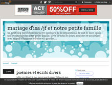 Tablet Screenshot of mariage.isa-jf.over-blog.com