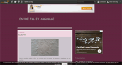 Desktop Screenshot of entrefiletaiguille.over-blog.com