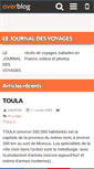 Mobile Screenshot of lejournaldesvoyages.over-blog.com