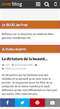 Mobile Screenshot of fred-perso-area.over-blog.com