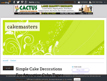 Tablet Screenshot of cakemasters.over-blog.com