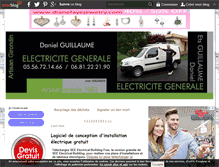 Tablet Screenshot of guillaume.daniel.electricite.over-blog.com