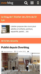 Mobile Screenshot of latelierdes-arts-de-st-lys.over-blog.fr