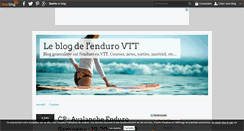 Desktop Screenshot of enduromtb.over-blog.com