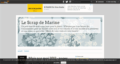 Desktop Screenshot of lescrapdemarine.over-blog.com