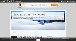 Desktop Screenshot of brodeuse-des-montagnes.over-blog.fr