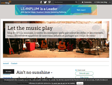Tablet Screenshot of let-themusicplay.over-blog.com