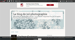 Desktop Screenshot of jul-photographie.over-blog.com