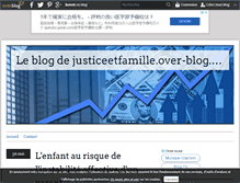 Tablet Screenshot of justiceetfamille.over-blog.com