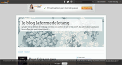Desktop Screenshot of lafermedeletang.over-blog.com