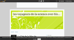 Desktop Screenshot of les-voyageurs-de-la-science.over-blog.com