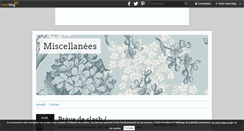 Desktop Screenshot of miscellanees.over-blog.com