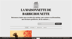 Desktop Screenshot of lamaisonnettedebarbichounette.over-blog.com