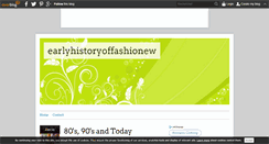 Desktop Screenshot of earlyhistoryoffashionew.over-blog.com
