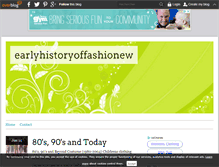 Tablet Screenshot of earlyhistoryoffashionew.over-blog.com