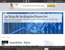 Tablet Screenshot of lechiquierfinancier.over-blog.com