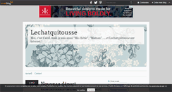 Desktop Screenshot of lechatquitousse.over-blog.com