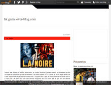 Tablet Screenshot of hk.game.over-blog.com