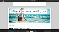 Desktop Screenshot of genybazire.over-blog.com